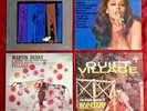 4 MARTIN DENNY LP'S - QUIET VILLAGE,  LATIN VILLAGE, EXOTIC LOVE, TASTE OF HONEY