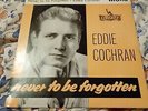 EDDIE COCHRAN NEVER BE FORGOTTEN  EP    ON LIBERTY  RECORDS RARE