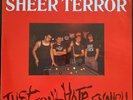 Punk Hardcore Vinyl - Sheer Terror - Just Cant Hate Enough -  LP 1989 US VG+/VG