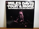 MILES DAVIS FOUR & MORE LIVE mono 2 eye LP VINYL ALBUM