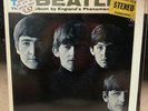 Meet The BEATLES, Capitol Records T-2047 Mono, “BEATLES” in a Grey / Olive Color