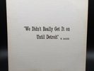 Rolling Stones, We Didn't Really Get It On Until Detroit, Double LP VG+/VG+ 1969