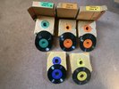 Vintage Seeburg Backround Music Library Lot-45 Juke Box -150+ Records-1950's