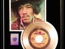 JIMI HENDRIX ALL ALONG THE WATCHTOWER RARE 45 RPM GOLD METALIZED RECORD RARE