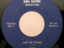Monster Black Gospel Funk 45 KING SISTERS - Keep On Pushing - KING SIS PROD mp3