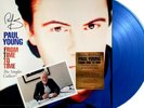 SIGNED Paul Young : From Time To Time - Numbered Blue Vinyl