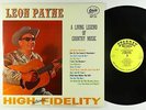 Leon Payne - A Living Legend Of Country Music LP - Starday VG+