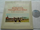 GERMANY NM- PIERRE FOURNIER Bach SUITE FOR CELLO SOLO 5 & 6 NM STEREO ARCHIV LP