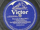 237i.  George Gershwin, piano - Rhapsody in Blue (Gershwin) - Victor 55225