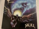 Trouble The Skull 1985 Metal Blade 1041 Combat MX-8021 Vinyl LP Label Variant VG