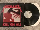 Metallica Kill Em All Megaforce MRI 069 Silver Label  First Issue Clean
