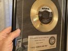 Whitney Houston Wood Framed 45 Gold Record  I will Always Love You Display