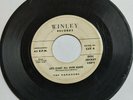 The Paragons Let's Start All Over Again/Stick With Me Baby PROMO 45 1957 Winley