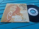 celine DION autographe d'amour ou d'amitié signed live concert PARIS olympia 45t