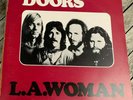 Doors, L.A. Woman vinyl LP, round edged sleeve with yellow inner
