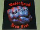 Motörhead MOTORHEAD Iron Fist 1987 UK PRESS LP Castle Communications-CLALP123 EX