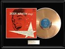 DEAN MARTIN SINGS RARE DEBUT ALBUM GOLD METALIZED RECORD VINYL LP RARE FIRST