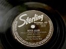Hank Williams Sterling 78 Record - 201