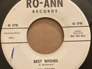 RARE Doo Wop Del-Tones Best Wishes / Walkin’ Out The Back Door 45 Promo Ro-Ann
