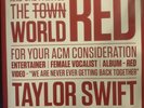 Taylor Swift ACM Red Vinyl