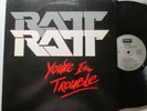 Ratt - You're In Trouble EP TE 1345 TARGET SILVER LABEL 1985-TRANSLUCENT VINYL