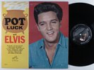ELVIS PRESLEY Pot Luck RCA VICTOR LP VG+ mono with calendar **