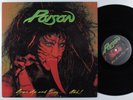 POISON Open Up And Say... Ahh  ENIGMA/CAPITOL LP VG+ 1st pressing **