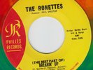 THE RONETTES - BEST PART OF BREAKING UP (PHILLES 120) COLORED WAX, NOT A REPRO