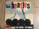 Ultra rare 45 tours Les Beatles polydor type 1 label orange 21914 EX/EX