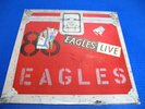 EAGLES - Eagles Live - 1980 Double LP Rare Promo Gatefold w/Poster VG+ VINYL