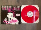 THE EXPLOITED On Stage Live 1981 - RED VINYL VG+