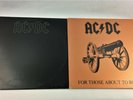 AC/DC - Back in Black & For Those About to Rock 2 LP Vinyl Record Set - USED