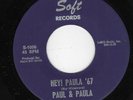PAUL & PAULA - HEY  PAULA '67 / YUME NO WEDDING BELL 45 NM Soft Records Obscure
