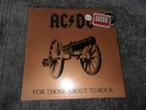 LP RECORD ALBUM ACDC FOR THOSE ABOUT TO ROCK 