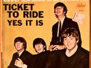 THE BEATLES   TICKET TO RIDE / YES IT IS   CAPITOL 5407 PICTURE SLEEVE   EX