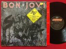 BON JOVI   SLIPPERY WHEN WET LP (1986) ORIG PRESS MERCURY   SHRINK & HYPE