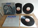 Accept rare '81 SPAIN ONLY 3LP BOX Demon's Night mint- ** HEAVY METAL