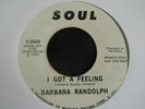 BARBARA RANDOLPH - I Got A Feeling - Northern Soul, Motown Favourite - Listen