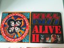 Kiss Rock and Roll Over & Kiss Alive II * VG/VG   3 Vinyl Records