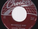 LOWELL FULSON Reconsider Baby RARE *M-* orig 1954 US blues 45 r&b Checker HEAR