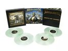 Megadeth : Death by Design Book Box Set + Warheads On Foreheads Clear Vinyl NEW