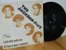 The JACKSON FIVE Little Bitty Pretty One SUPER RARE Danish PS Picture Sleeve