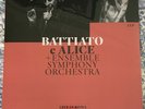 BATTIATO e ALICE Ensemble Symphony orchestra Live in ROMA 2 LP Vinile red sealed