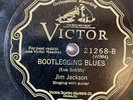 78Rpm Memphis Guitar Blues, Jim Jackson 'Bootleggin' Blues' Orig Victor 21268