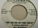 Northern Soul - The Hollidays - Set Me On My Feet Right - W/Demo - US