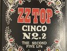 ZZ TOP CINCO NO. 2 THE SECOND FIVE LPS USED BOX SET