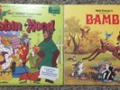 WALT DISNEY ROBIN HOOD & BAMBI Vinyl Record Lot