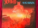 DIO WE ROCK 12'' 3 SONG EP VINYL VG/VG AUTOGRAPHED/ SIGNED BY RONNIE JAMES DIO