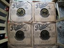 NICE Group Of *FOUR* PATHE SWIRL 78rpm SPLATTER NEEDLE CUT RECORDS