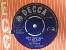 1964 Decca: THE FAIRIES 'Don't Think Twice, It's all Right' - Strong VG++